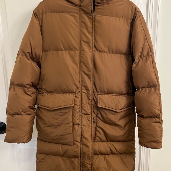 NEW QUINCE Featherless Long Puffer Parka S - Picture 2 of 6